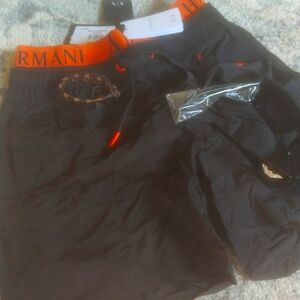A/X Armani Exchange S-88 Boxer Beachwear Swimsuit+Armani Style Sunglasses